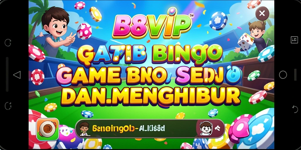 Screenshot gameplay B8VIP yang menampilkan keseruan Bingo.