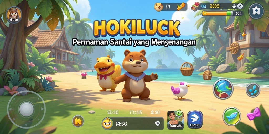 Screenshot HOKILUCK menampilkan gameplay yang ceria dan menarik.