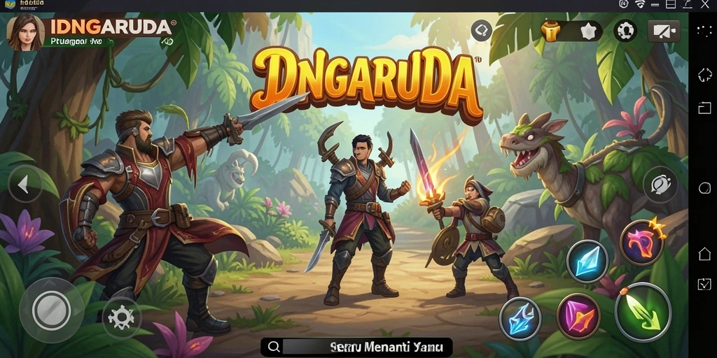 Tangkapan layar gameplay IDNGARUDA menampilkan aksi seru dalam petualangan.