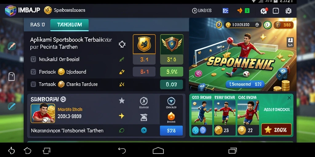 Screenshot utama menunjukkan antarmuka taruhan IMBAJP yang menarik dan intuitif.