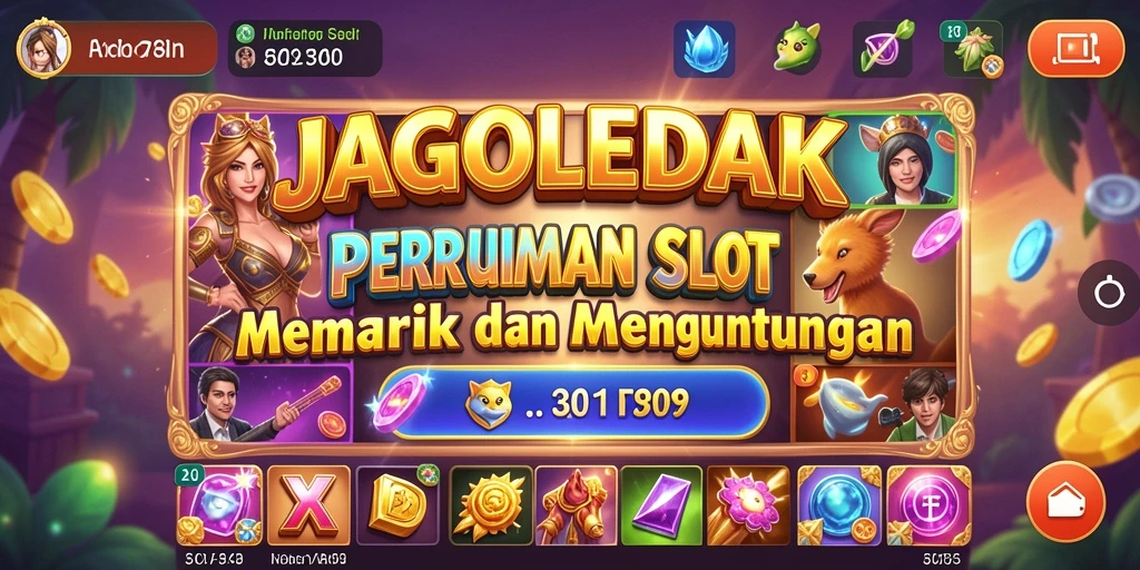 Gameplay JAGOLEDAK yang seru dan menarik dengan berbagai mesin slot.