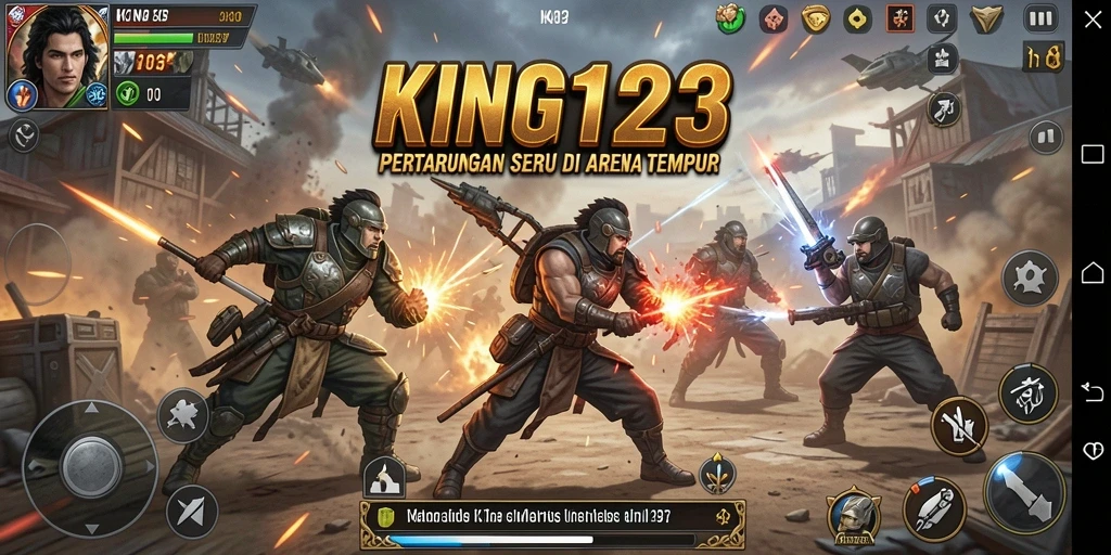 Tangkapan layar KING123 menampilkan aksi pertarungan yang mendebarkan.