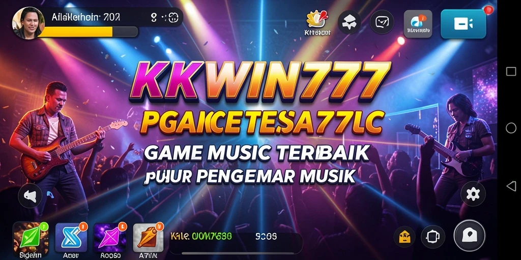 Tampilan gameplay KKWIN777 dengan berbagai lagu menarik.
