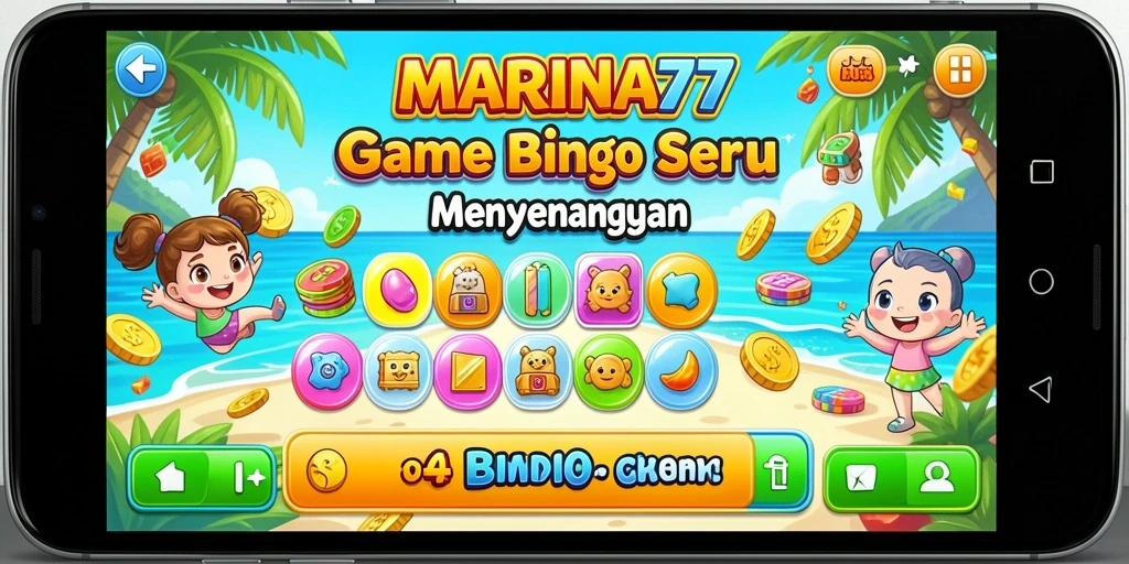 Tampilan gameplay Bingo yang seru di MARINA77.