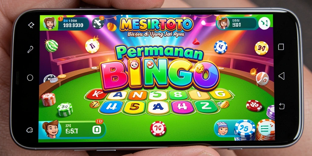 Screenshot gameplay MESIRTOTO yang memperlihatkan momen seru Bingo.