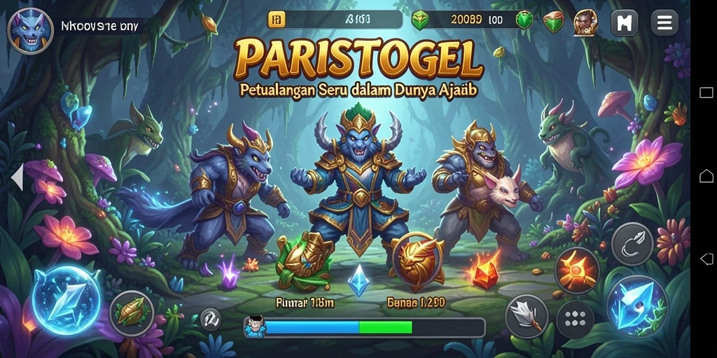 Gameplay seru PARISTOGEL dengan aksi memukau.