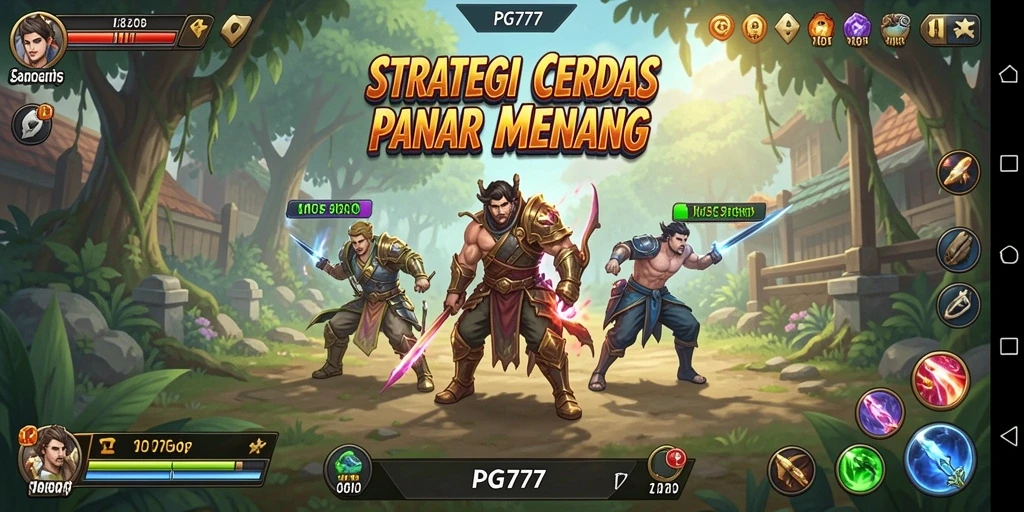 Screenshot PG777 menampilkan gameplay strategis yang mendebarkan.