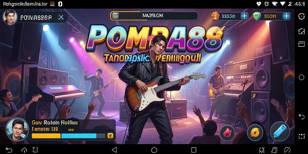Screenshot gameplay POMPA88 dengan tampilan menarik dan interaktif.