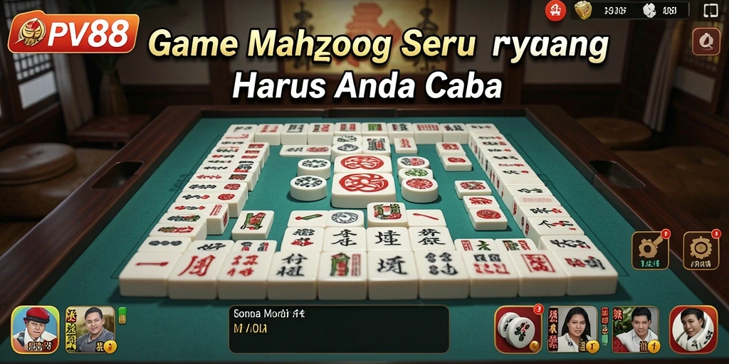 Tampilan gameplay PPV88 yang menarik dan menantang dalam permainan Mahjong.
