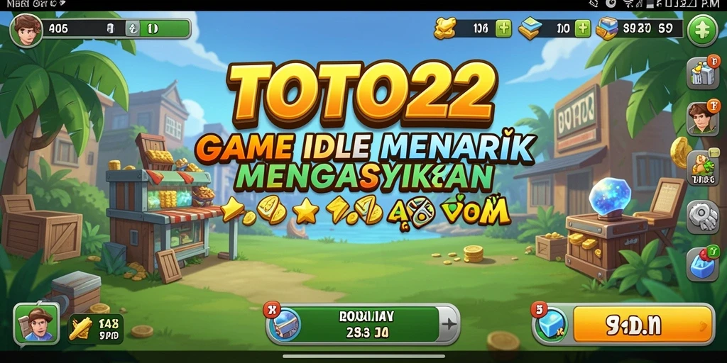 Tampilan screenshot TOTO22 yang menampilkan aksi gameplay Idle yang mengasyikkan.
