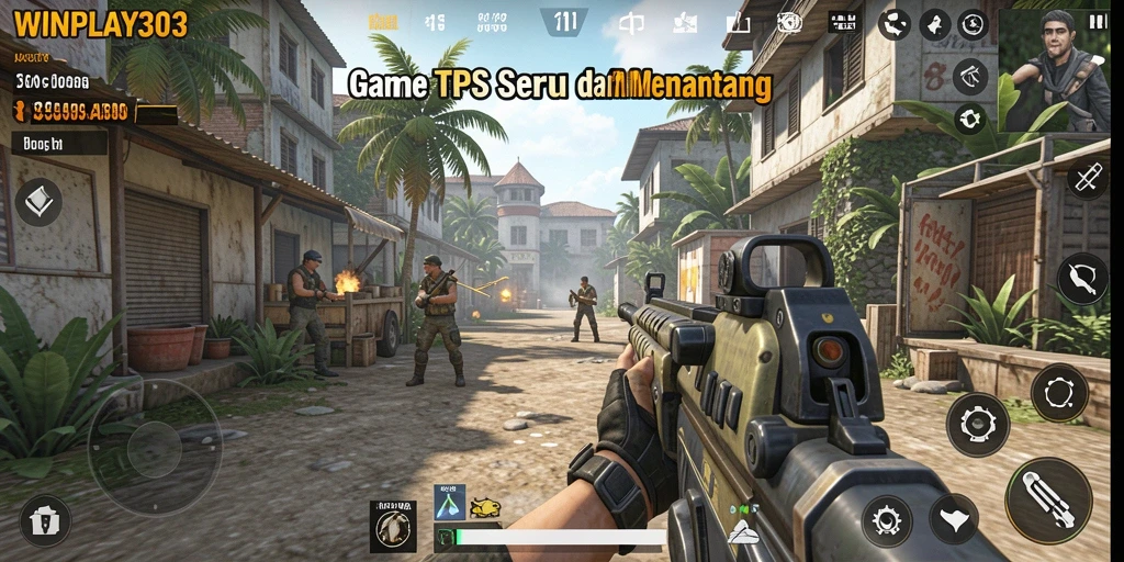 Screenshot gameplay WINPLAY303 menunjukkan aksi tempur seru dan grafis yang menawan.